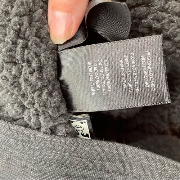 OBEY Fairfield Fleece Lined Parka Coat - Picture 14 of 14